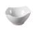 Yanco MD-338 45 Oz. 8" W White Melamine Square Milando Bowl
