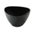 Yanco MO-306BK 16 Oz. 5.5" W Black Melamine Triangular Matte Moderne Bowl