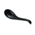 Yanco BP-7002 6.75" W Melamine Asian Style Black Pearl Spoon