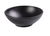 Yanco NB-807 24 Oz. Black Porcelain Round Noble Black Salad Bowl