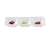Yanco RM-064 7.5" W White Melamine Rectangular Rome Dessert Dish