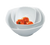 Yanco ML-405 12 Oz. Super White Porcelain Square Main Land Salad Bowl