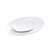 Yanco AC-12-CP 12" L x 8" W Super White Porcelain Oval Coupe Rim Abco Platter