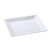 Yanco OK-114 14.5" W White Melamine Square Osaka Plate