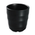 Yanco BP-9305 7 Oz. Black Melamine Black Pearl Tea Cup