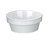 Yanco NS-502W 2.5 Oz. White Round Melamine Nessico Sauce Cup and Ramekin