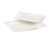 Yanco SW-209 9" W Bone White Porcelain Rectangular Sea Wave Plate