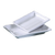Yanco OK-2408 8" W White Melamine Rectangular Osaka Plate