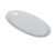 Yanco AC-99 23" L x 10.25" W Super White Porcelain Oval Coupe Rim Abco Fishia Platter