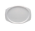 Yanco NS-212W 12.5" L x 9" W White Melamine Oblong Nessico Platter