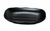 Yanco BP-2207 6 Oz. 7" W Melamine Rectangular Asian Style Black Pearl Bowl