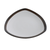 Yanco RO-307 7" W White Porcelain Triangular Rockeye Plate