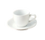 Yanco PS-36 4.5" W White Porcelain Round Piscataway Saucer
