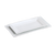 Yanco LK-210 10" W Bone White China Rectangular Lion King Plate