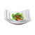 Yanco LK-308 25 Oz. Bone White China Square Lion King Salad or Soup Bowl