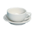 Yanco RE-57 6.88" W American White Ceramic Round Recovery Saucer