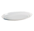Yanco CAT-5016 16" L x 7.5" W White Melamine Oval Deep Catering Platter