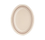 Yanco SS-221 11.5" W x 8" D Oval Melamine Beige Sesame Platter