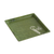 Yanco BA-112 12" W Melamine Square Bamboo Style Plate