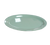 Yanco NS-513G 13" L x 8.5" W Green Melamine Oval Narrow Rim Nessico Platter