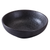 Yanco DB-3006 9 Oz. Black Porcelain Round Diamond Black Salad Bowl