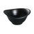 Yanco BP-3204 5 Oz. 4.75" W Melamine Asian Style Black Pearl Yuanbao Bowl