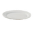 Yanco PA-209 9.5" L x 6.75" W Super White Porcelain Oval Paris Platter