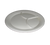 Yanco RE-309 9.5" Dia. White Ceramic Round Recovery 3-Compartment Plate