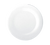 Yanco MS-110WT 10.5" Dia. White Melamine Round Narrow Rim Milestone Plate