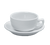 Yanco AC-57 6.88" W Super White Porcelain Round Abco Saucer