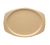 Yanco NS-212T 12.5" L x 9" W Tan Melamine Oblong Nessico Platter