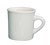 Yanco RE-38 8 Oz. White Round Ceramic Rolled Edge Recovery Mug