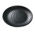 Yanco BP-1006 6" Dia. Melamine Round Asian Style Black Pearl Plate