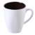 Yanco NS-9110W 3.25" Dia. White Melamine Round Nessico Mug