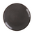 Yanco PK-110 10.5" Dia. Grey Porcelain Round Yanco Peacock Plate