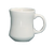 Yanco RE-7-P 7 Oz. White Round Ceramic Rolled Edge Recovery Provo Mug