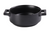 Yanco NB-907 20 Oz. 7.5" W Black Porcelain Round with Handle Blue Star Bake Dish