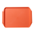 Yanco FT-803OR 17" W x " H x 12" D Orange Melamine Rectangular Fast Food Tray