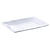 Yanco OK-2412 11" W White Melamine Rectangular Osaka Plate