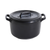 Yanco BP-4104 8 Oz. 3.5" W Melamine Round Black Pearl Bowl