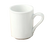 Yanco PS-8-S 8 Oz. White Round Porcelain Piscataway Sierra Mug