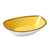 Yanco LY-405YL 5 Oz. Yellow Porcelain Oval Lyon Bowl