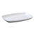 Yanco ML-2212 12.5" W Super White Porcelain Rectangular Main Land Plate