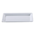 Yanco OK-7013 13" W White Melamine Rectangular Osaka Plate