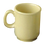 Yanco NS-901Y 3" Dia. Yellow Melamine Round Nessico Bulbous Mug