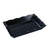 Yanco DC-6114B 14" W x 2" H x 9.5" D Black Melamine Rectangular Serving Tray