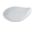 Yanco ML-806 5.75" W Super White Porcelain Main Land Leaf Plate