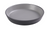 Yanco BM-507 16 Oz. 7.5" Dia. Black and Gray Melamine Round Birmingham Dish