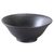 Yanco DB-3108 45 Oz. Black Porcelain Round Diamond Black Ramen Bowl
