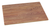 Yanco WD-213 12.5" W x " H x 10" D Brown Melamine Rectangular Serving Tray